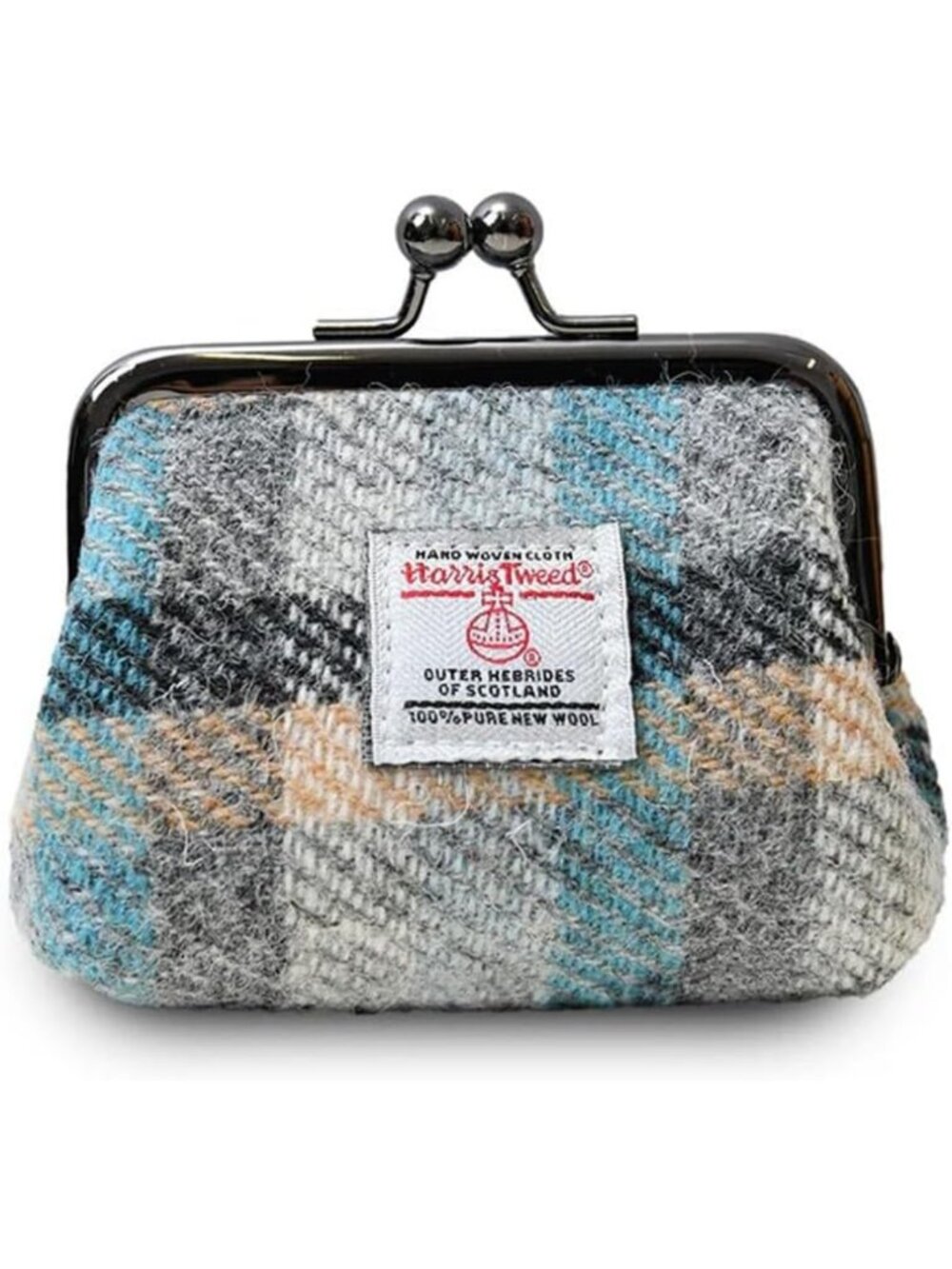 Harris Tweed Coin Purse in Islander Tartan | Stylish & Durable Accessory
